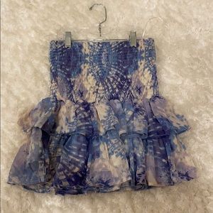 summery floral skirt